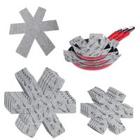 3/5pcs Set Kitchen Accessories Non-stick Protection Pad Pan 38*38cm Divider Pads to Prevent Scratching Separate Protect Surfaces 1