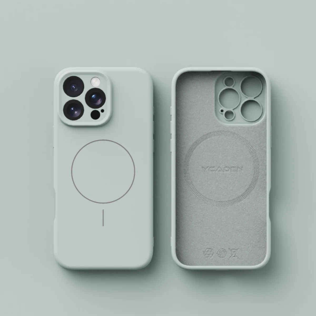 Enhanced Liquid Silicone Magnetic Phone Case - Skin Matte Cover with Wireless Charging Compatibility