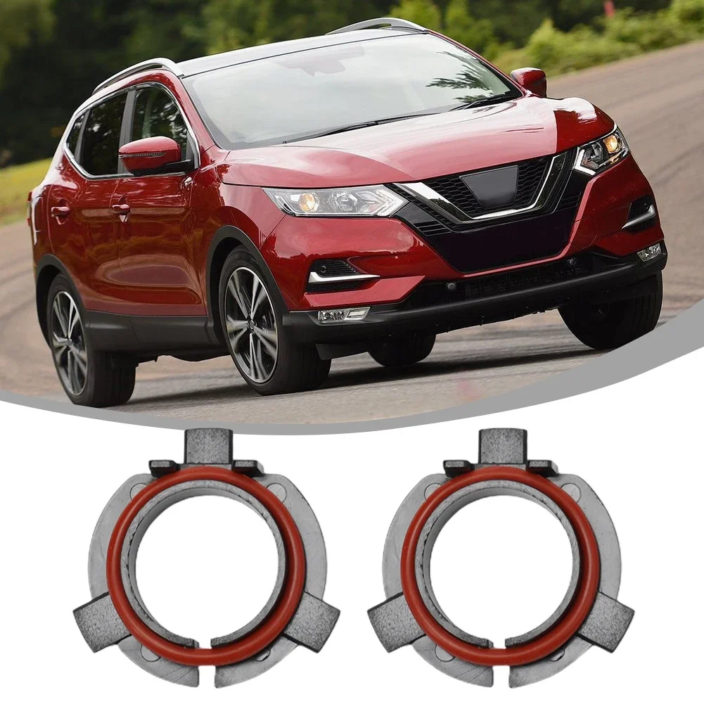 

Durable Bulb Adapter Headlight Bulb Adapter H7 Holder LED Plastic Replacement Replaces 2pcs Retainer Accessory