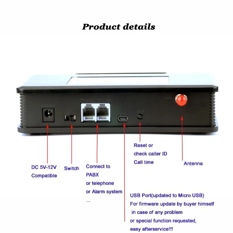 2G GSM OR 4G LTE FWT Fixed WIreless Terminal Convert Cellular Signal to Landline Telephony system Elevator System images - 6