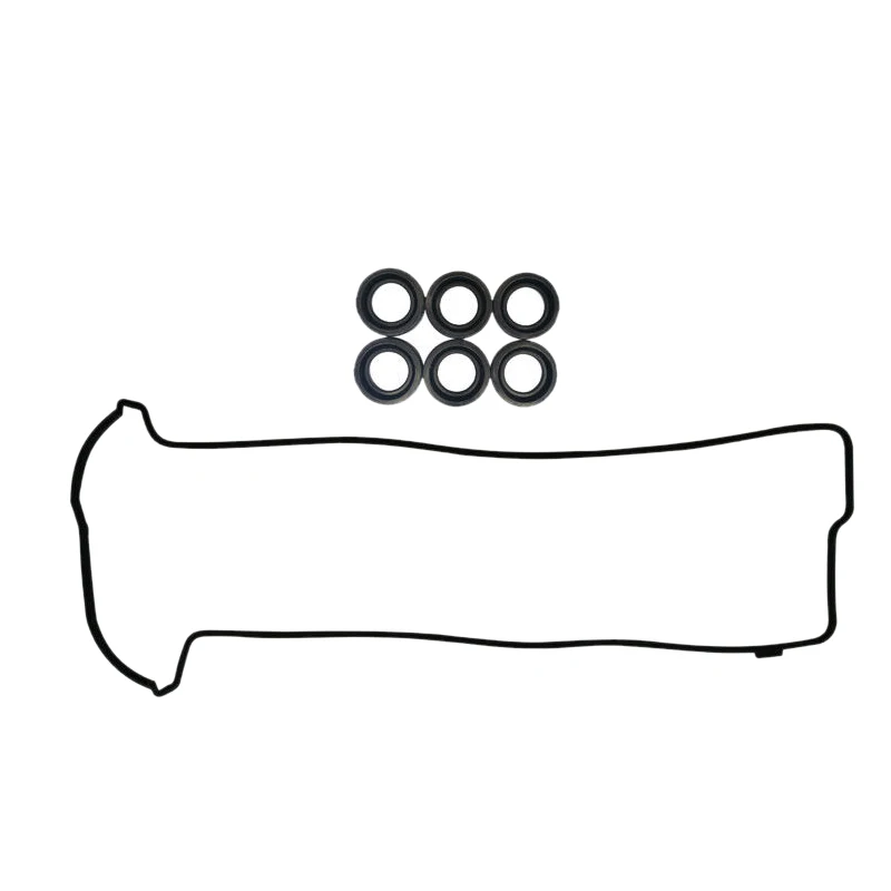 

Комплект прокладок для крышки клапана качающейся головки цилиндра, черная резина, подходит для Toyota Altezza Lexus IS 200 1GFE 56029800