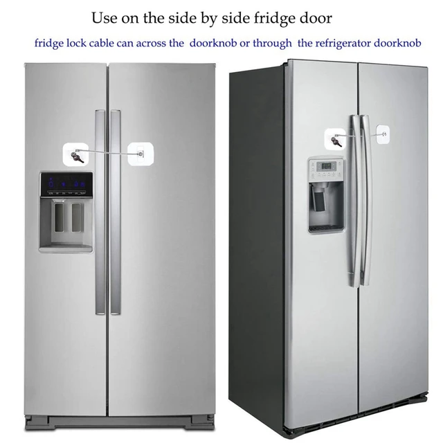 Promotion! Fridge Lock,Refrigerator Locks,Freezer Lock With Key