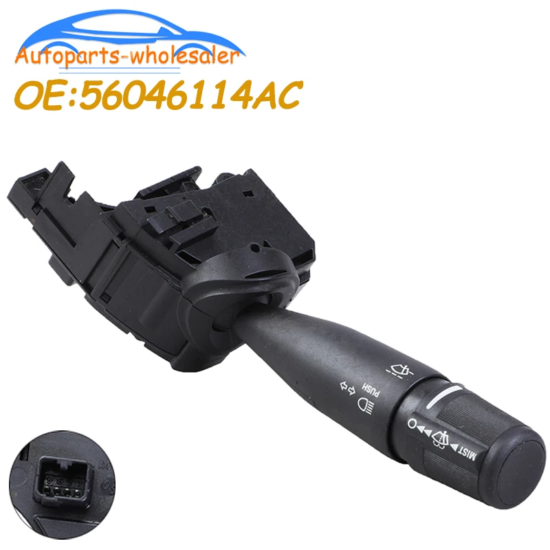 Steering Column Wiper Switch Turn Signal Switch 56046114AC SW8513 For Dodge Ram
