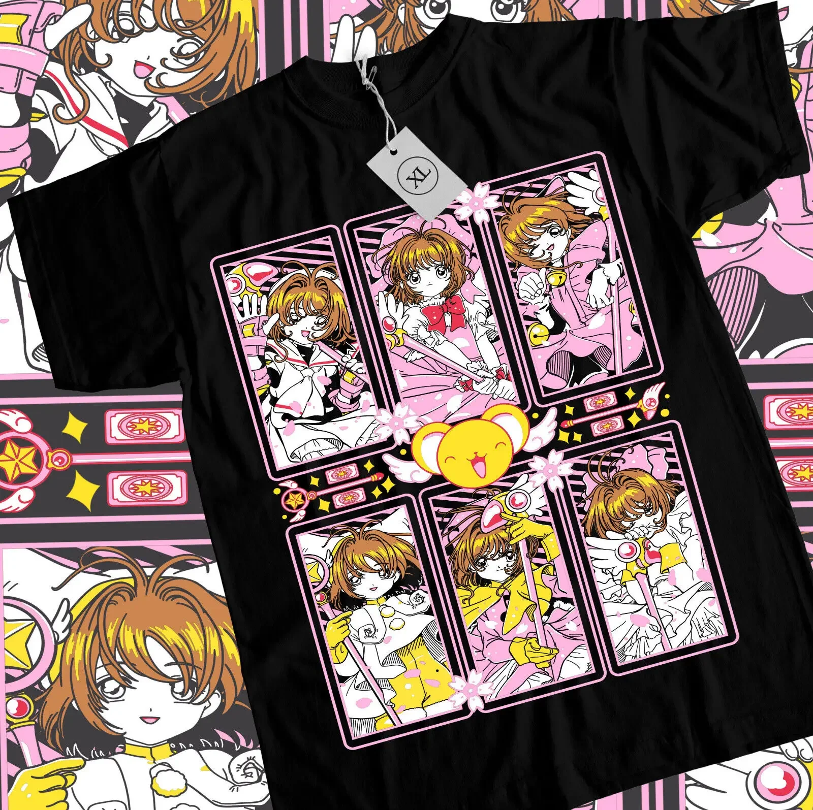 

Футболка Cardcaptor Sakura Kawaii Аниме Манга вайфу керо-Чан Подарочная рубашка все размеры