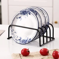 Support de planche à découper de cuisine à 5 niveaux, support de planche à découper en acier au carbone, support de rangement pour couvercle de casserole de cuisine-organisateur et rangement de cuisine 5