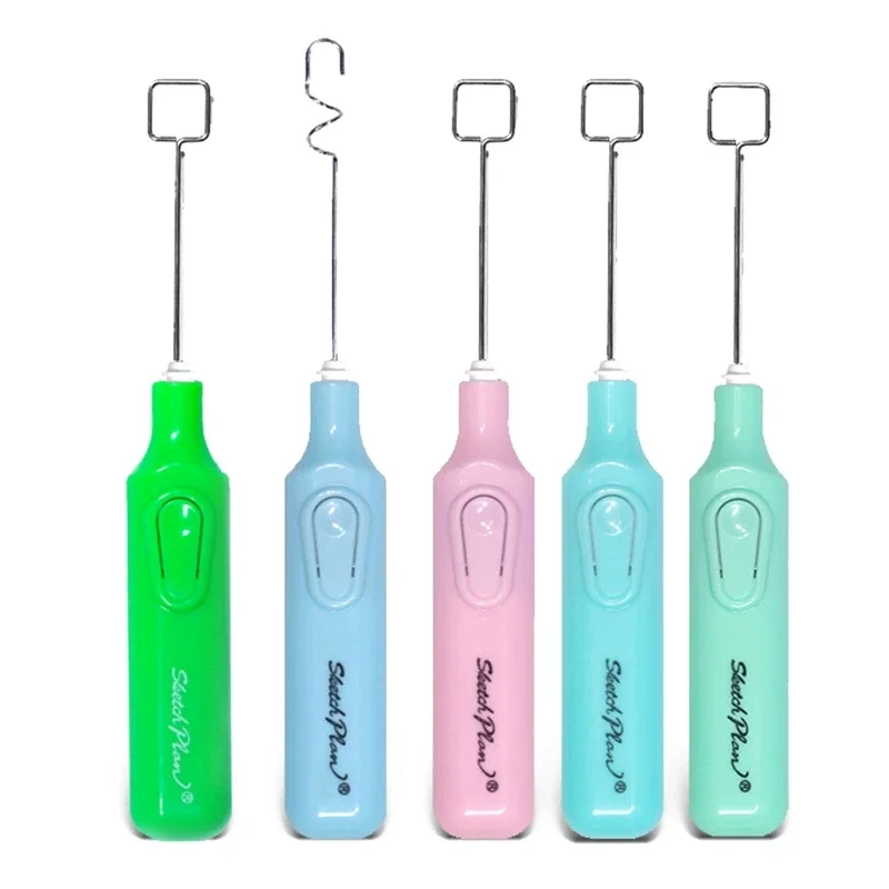 Epoxy Resin Stirrer for Crafts Tumbler Replaceable Electric Tumbler Mixer Handheld Battery Operated Epoxy Mixing