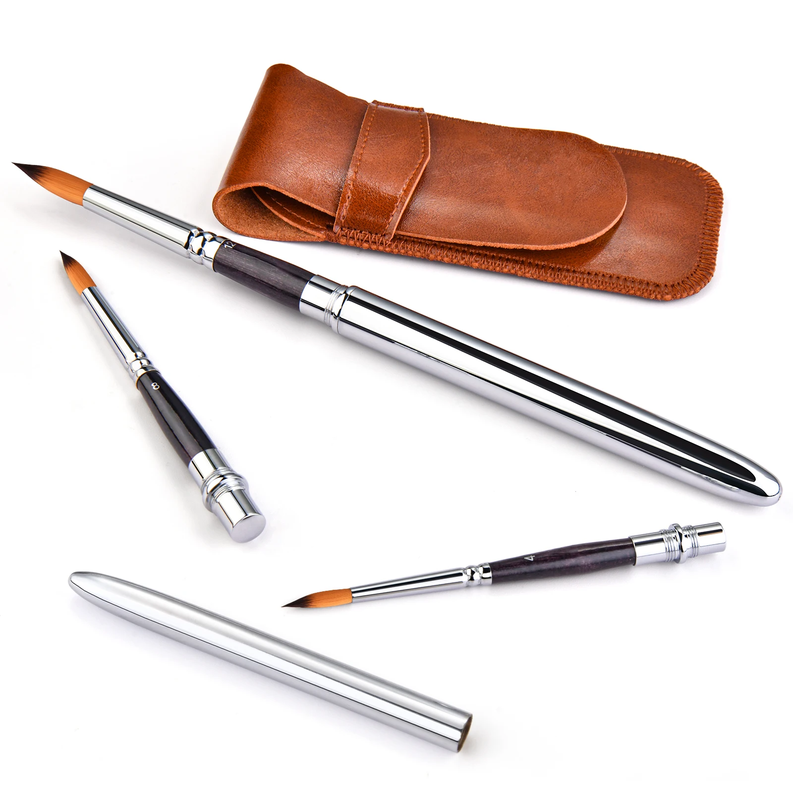 Paint Brushes 3 PCS Travel Watercolor Pocket