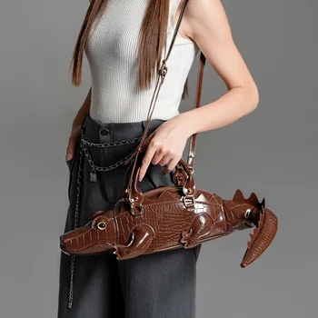 Borse e borsette Borsa da donna di design di lusso Borsa in pelle Pu Borse fatte a mano di alta qualità Borsa a tracolla a forma divertente