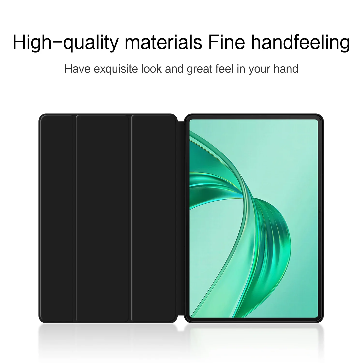 Slim Tablet Case with Soft TPU Back and Auto Sleep/Wake