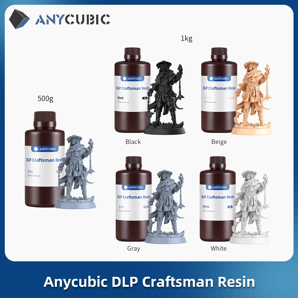 Anycubic DLP Craftsman High Accuracy Resin Ceramic Powder 3D Printing Material For 3D Printer Photon D2 Mono X 6K