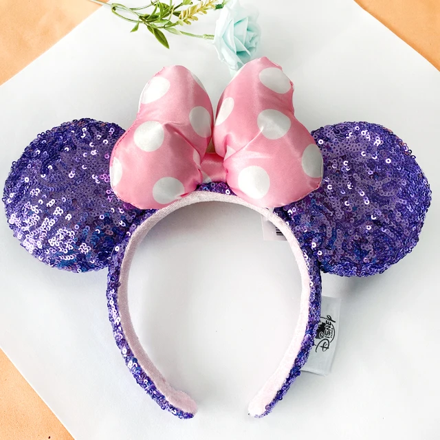 2022 Disney Mickey Ears Headband Firework Headband with Castle Peter Pan Cosplay Hairband Disneyland Letter Headband Gift Mickey Headband 39