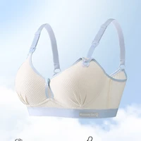 Women's Seamless  Breathable Nursing  Bra For All Seasons  Push-up  Pure Cotton  No Underwire  Maternity Sleepwear 1