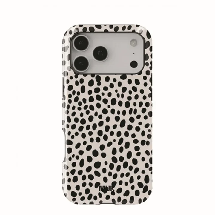 Elegant Double-Layer Y2K Polka Dot Phone Case