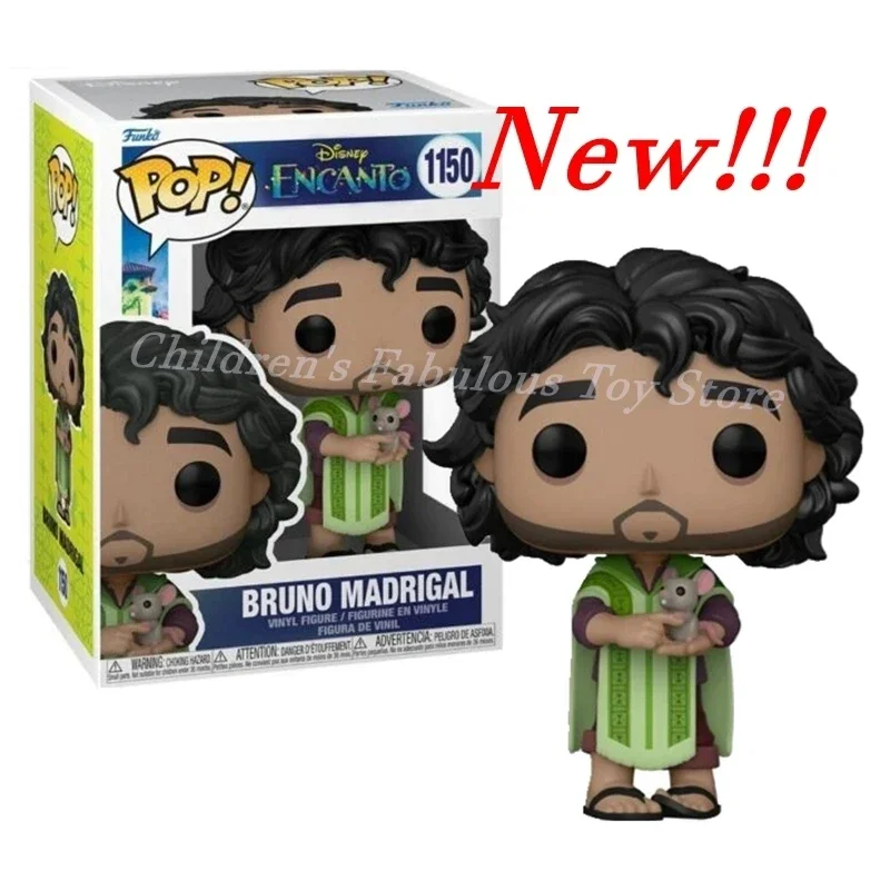 Funko Pop New Disney: Encanto- Bruno Madrigal #1150 Figure Vinyl Model Collection Toys For Decoration Gifts