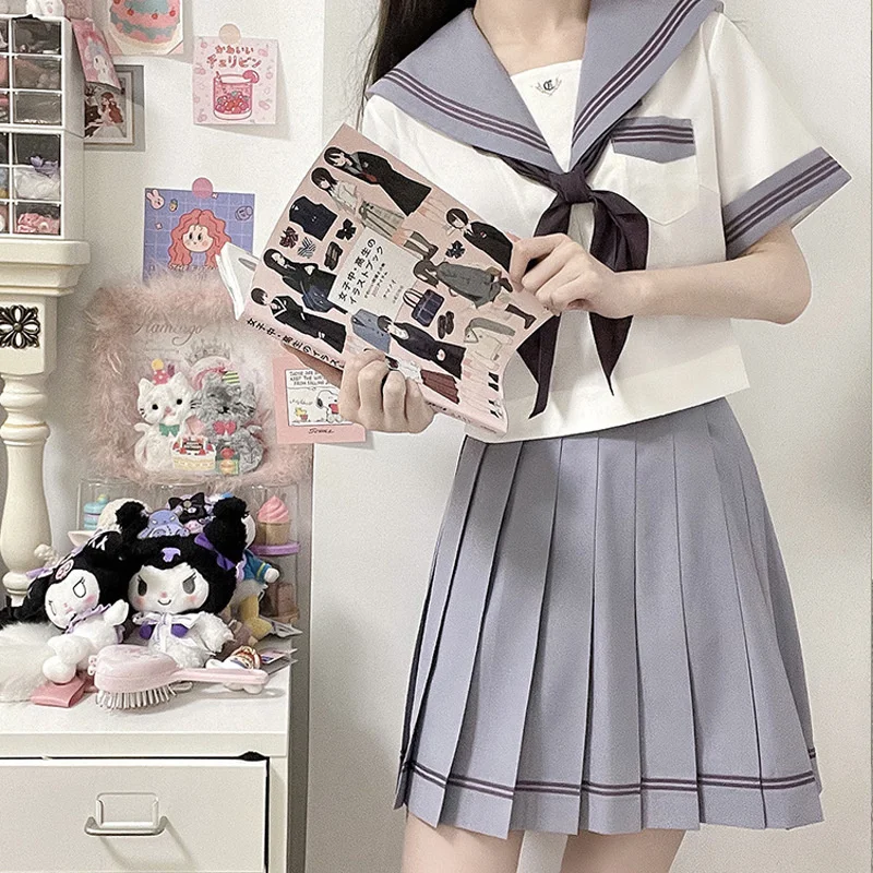 Amazon.co.jp: [Angenster] 制服セット スカート 4点セット