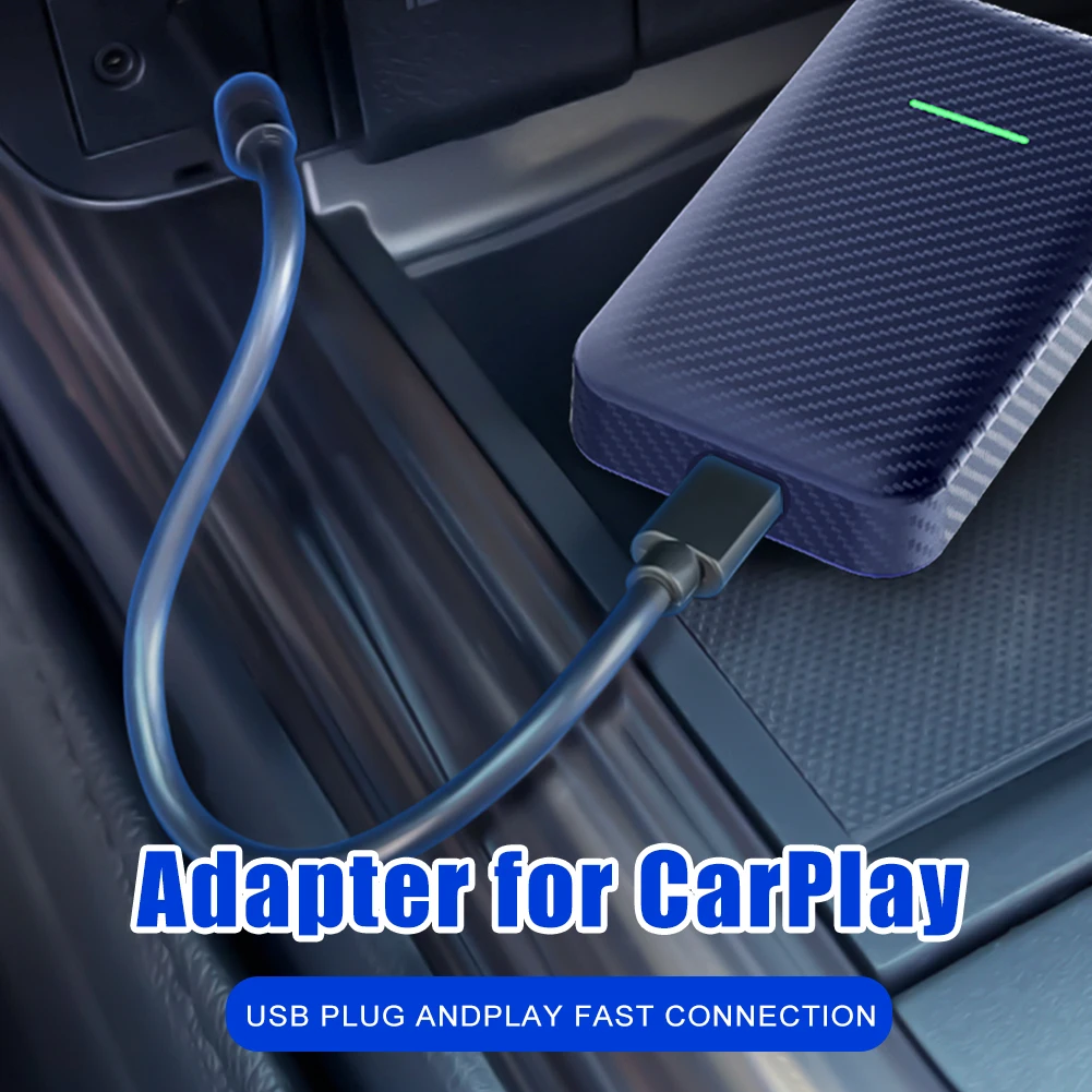 2022 Upgrade CarlinKit 4.0 CarPlay Adapter Wired CarPlay to Wireles