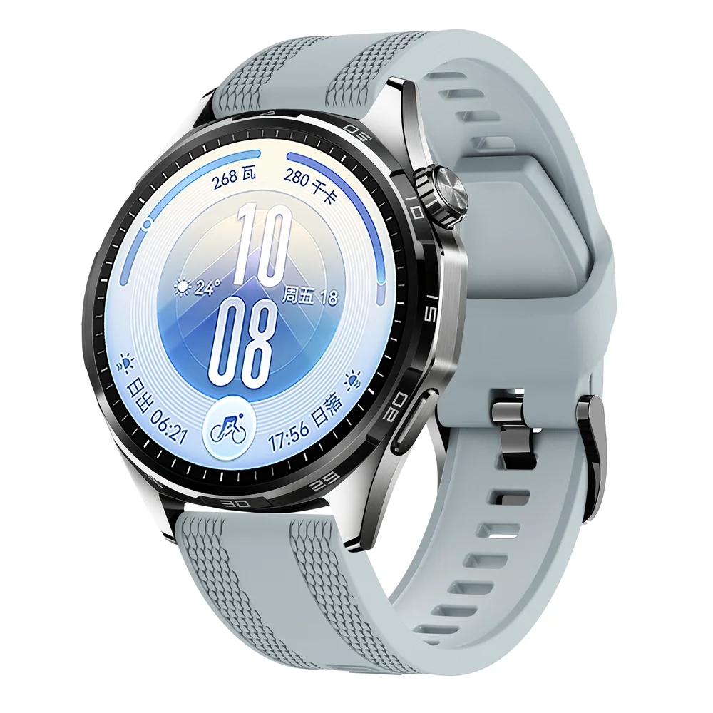 Premium 22mm Silicone Watch Strap - Versatile Fit for Various Garmin Models