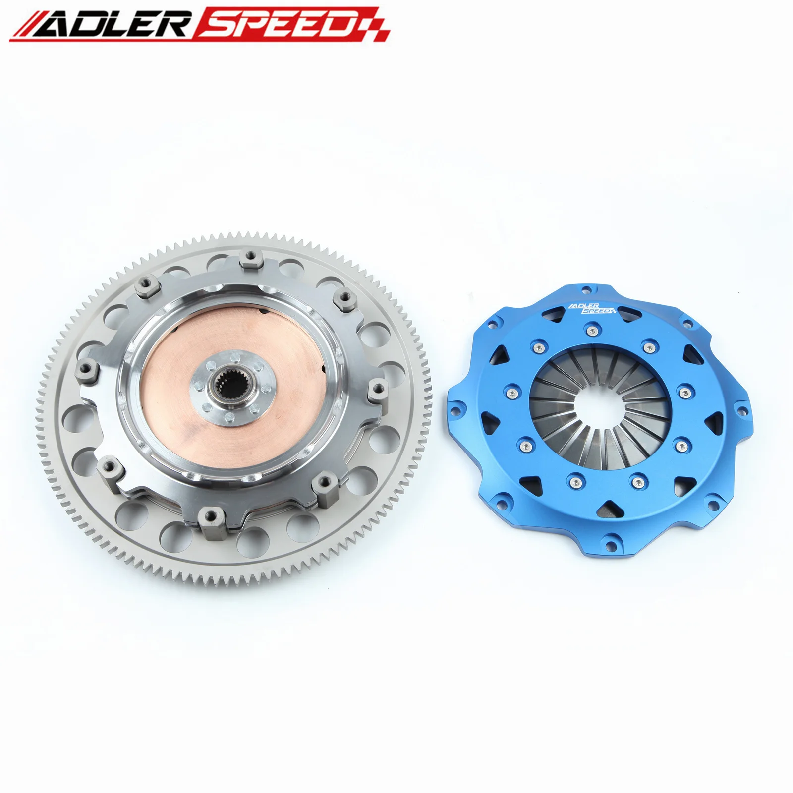 ADLERSPEED 8.5인치(215mm)/7.25인치(185mm) 레이싱 클러치 트윈 디스크 키트 (1989-1998년식 닛산 240SX 2.0L 터보 SR20DET용)