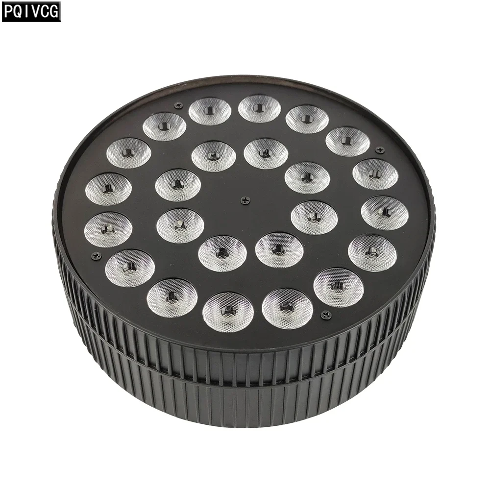 초박형 LED 무대 조명, 알루미늄 24x18W RGBWA UV 6in 1 LED ..