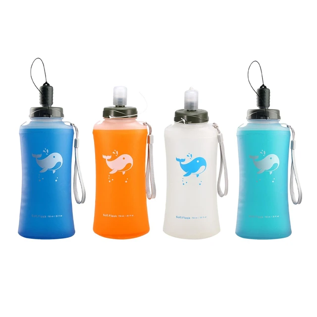  Collapsible Water Bottles for Traveling- Colorful