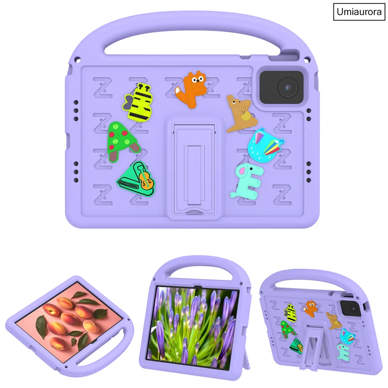 Enhanced Shockproof EVA Tablet Case Stand & Cover