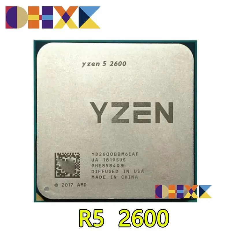 

for AMD Ryzen 5 2600 R5 2600 3.4 GHz Used GAMING Zen+ 0.012 Six-Core Twelve-Thread 65W CPU Processor YD2600BBM6IAF Socket AM4