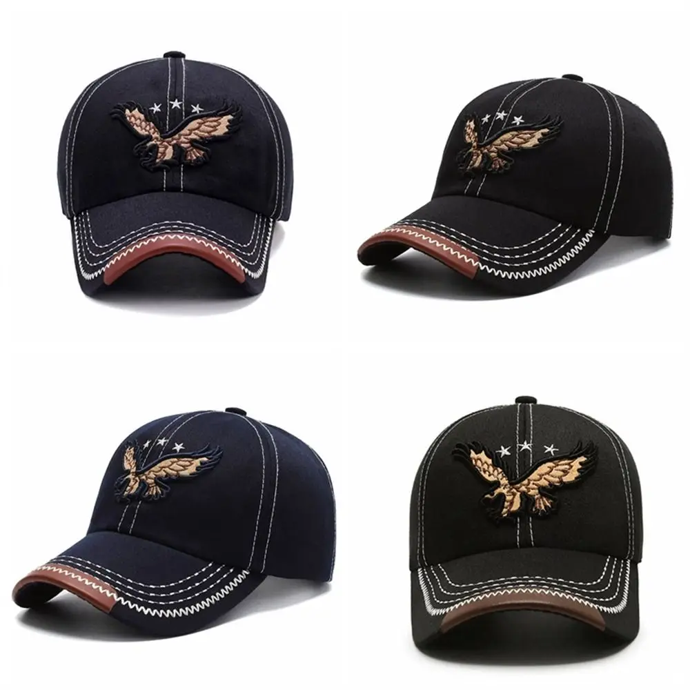 

Men and Women's Eagle Embroidered Hat, Outdoor Golf Caps,Breathable Cotton Baseball Cap, Sun Hats, Fashion, New