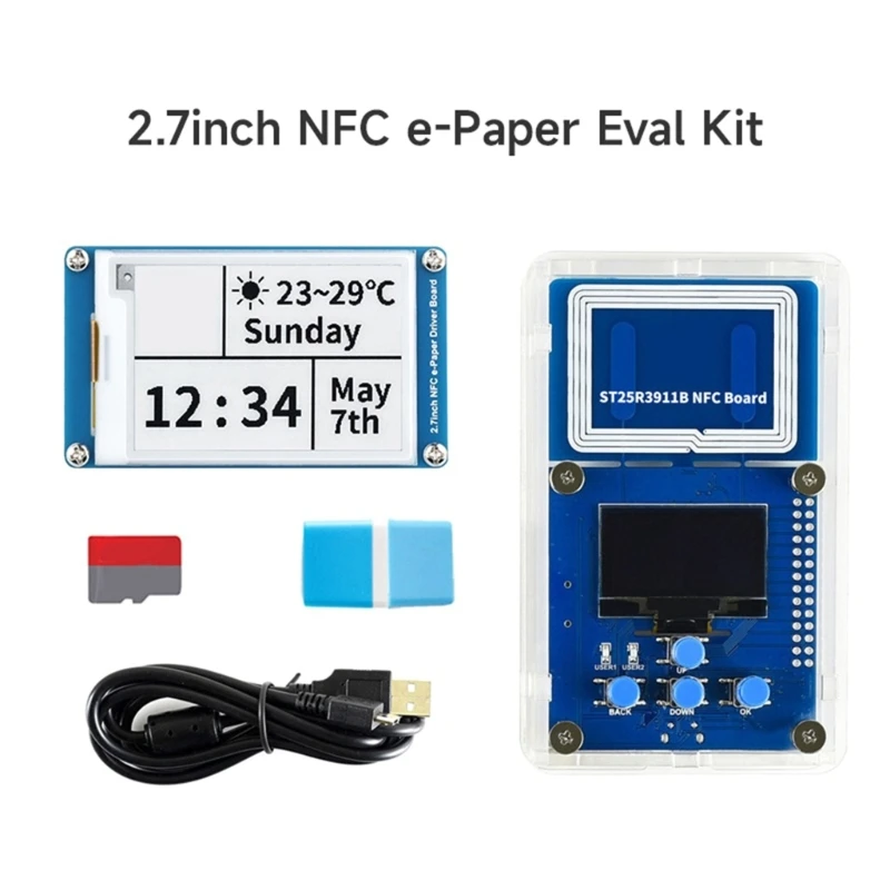 

L43D Professioanl Passive NFC Powered EPaper Evaluation Refresh with NFC Reader