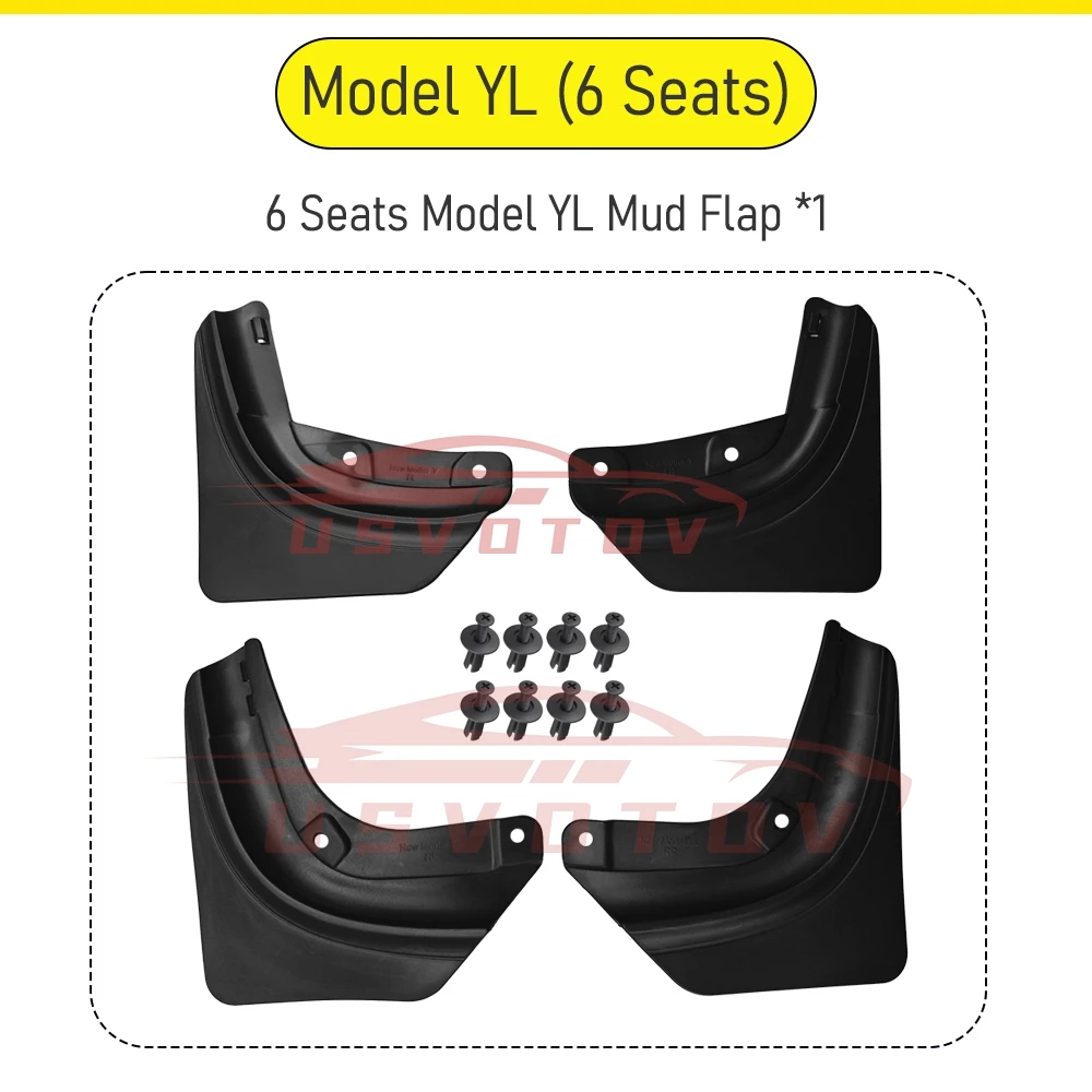 Premium Front & Rear Mudflaps Set – Durable Splash Guards