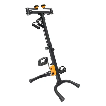 Folding Pedal Exercise Bike Height Adjustable Fitness Equipment for Seniors Home Cycling Bike for Gym W/All  Accessories 4