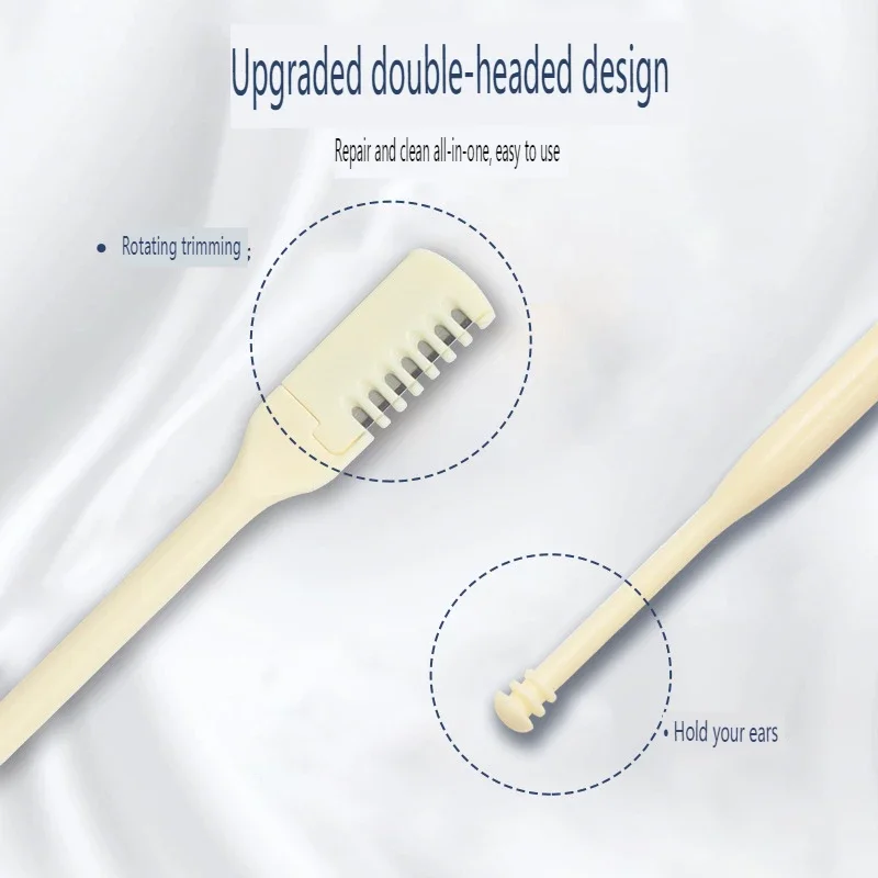 Spot Nose Hair Razor Manual Safe Cleaning Double Head Portable Mens