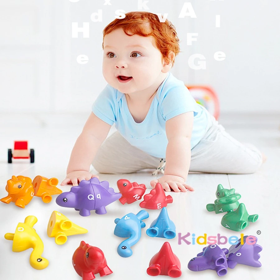 Montessori Dinosaur Sorting Toy For Toddlers Educational Game_voghion.com