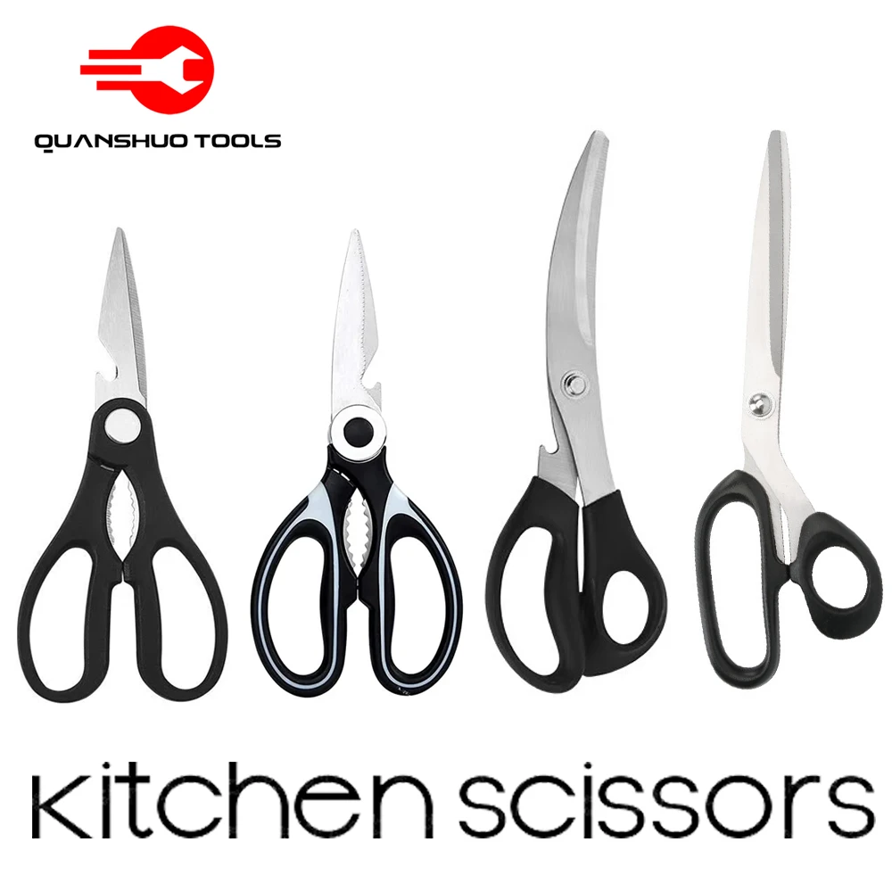 

Multifunctional Kitchen Scissor Detachable Barbecue Vegetable Meat Bottle Opener Bone Cutter Shear Cut Poult For Home Tools