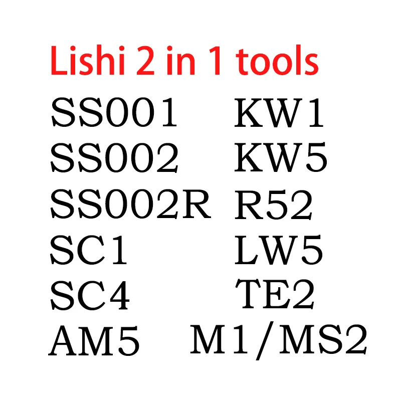 

LiShi 2 in 1 tools SS001 SS002 SS003 SC1 SC4 KW1 KW5 AM5 LW5 SS002R R52 2IN1