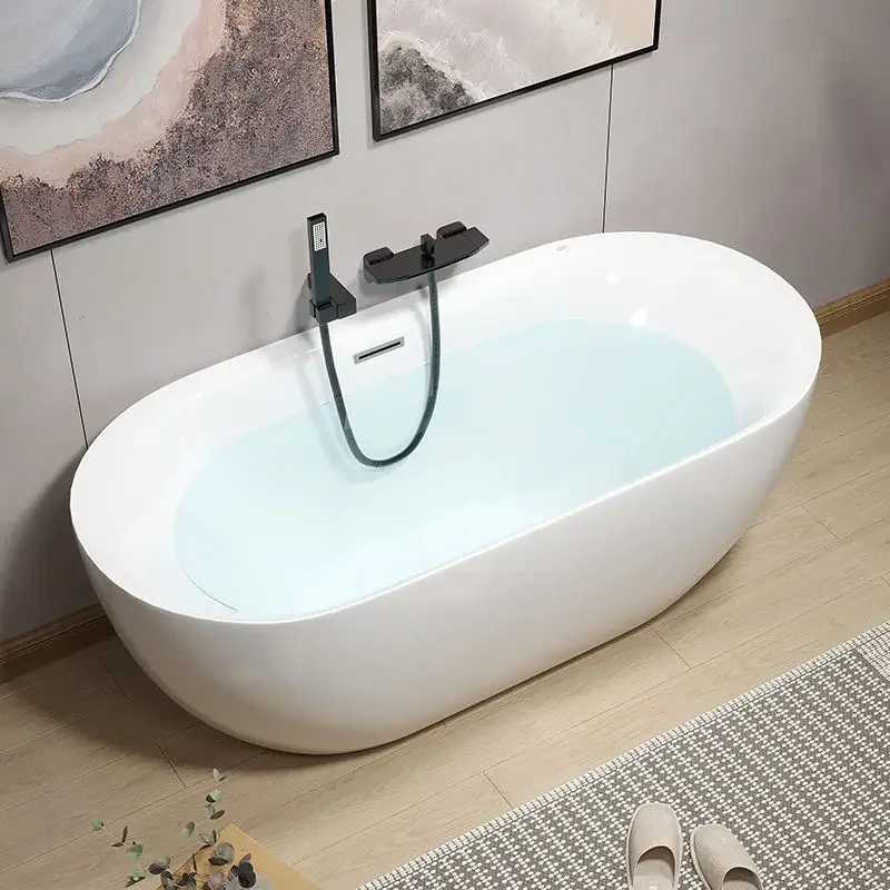 Household small unit adult seamless integrated independent bathtub and bathtub in bathroom HJ # bfd434 2