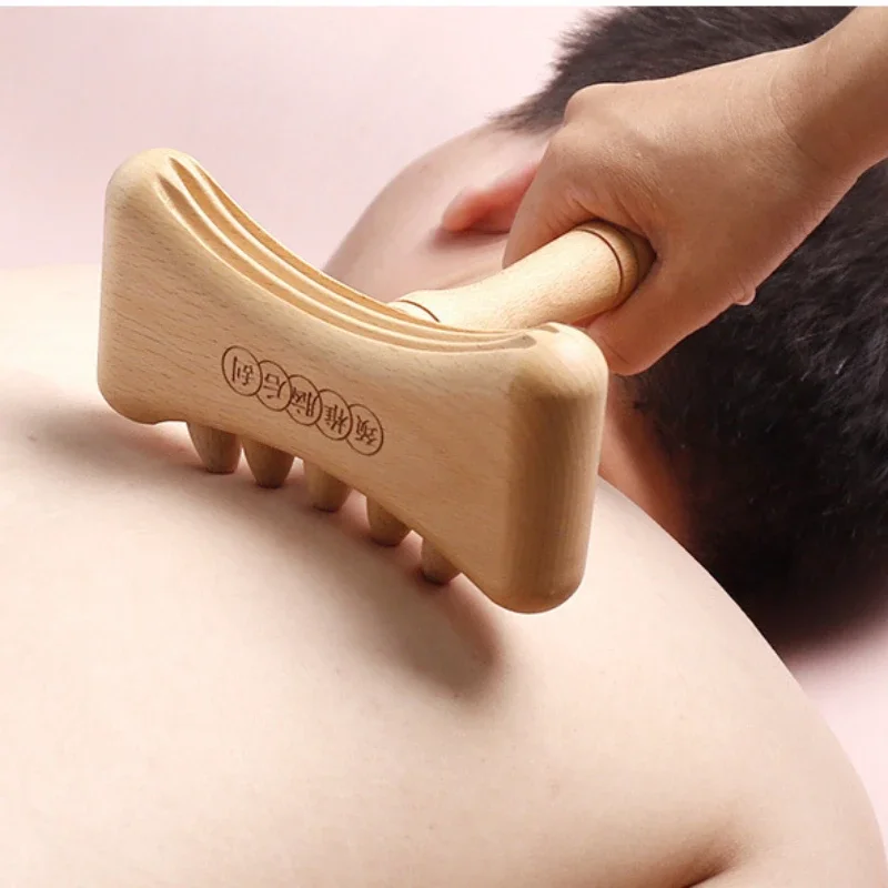 

Wooden Lymphatic Drainage Massager Body Sculpting Therapy Maderotherapy,Gua Sha,Muscle Pain Relief Massage Brush Fat Burner