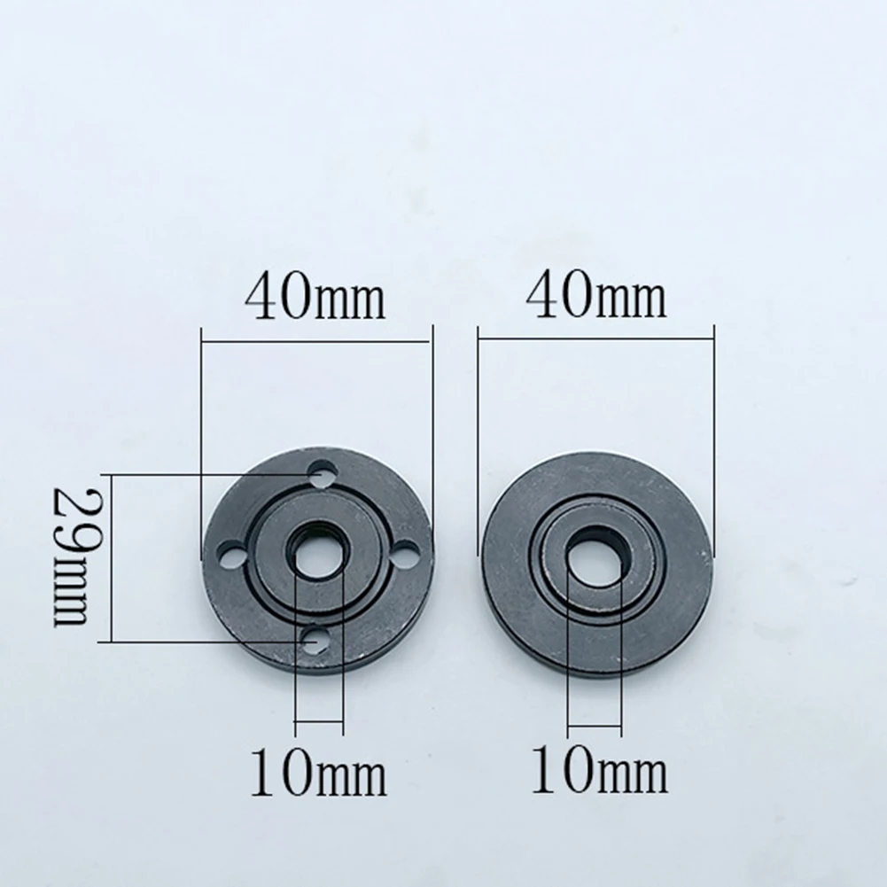 2pcs Thread Replacement Angle Grinder Type 100 Modified Type 125 Inner 10mm Outer Flange Nut Set Electric Angle Grinder Parts электрические мельницы для перца и соли xiaomi sease electric grinder set kymq 45a type c