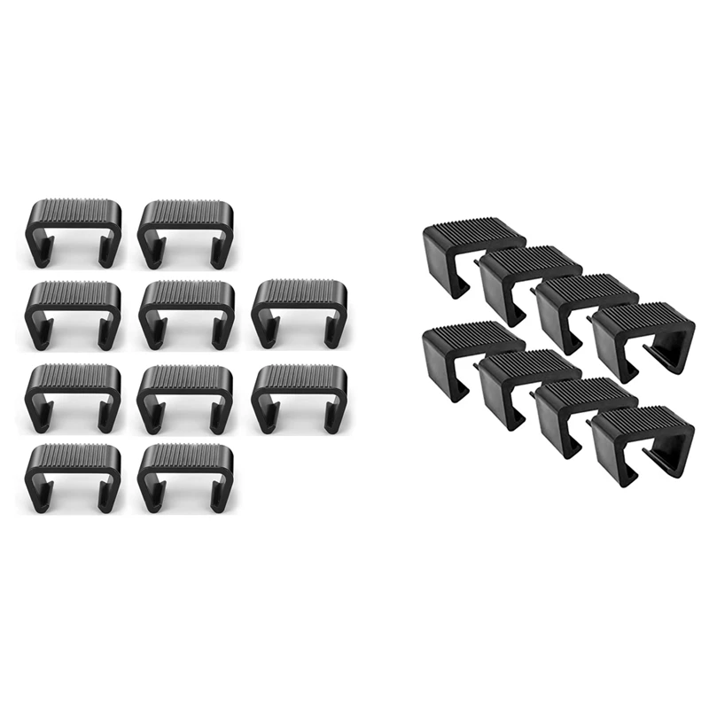

8 Pcs Garden Furniture Clips Anti-Deformed Rattan Furniture Connectors For Outdoor Sofa Plastic Clamps Wicker Chair