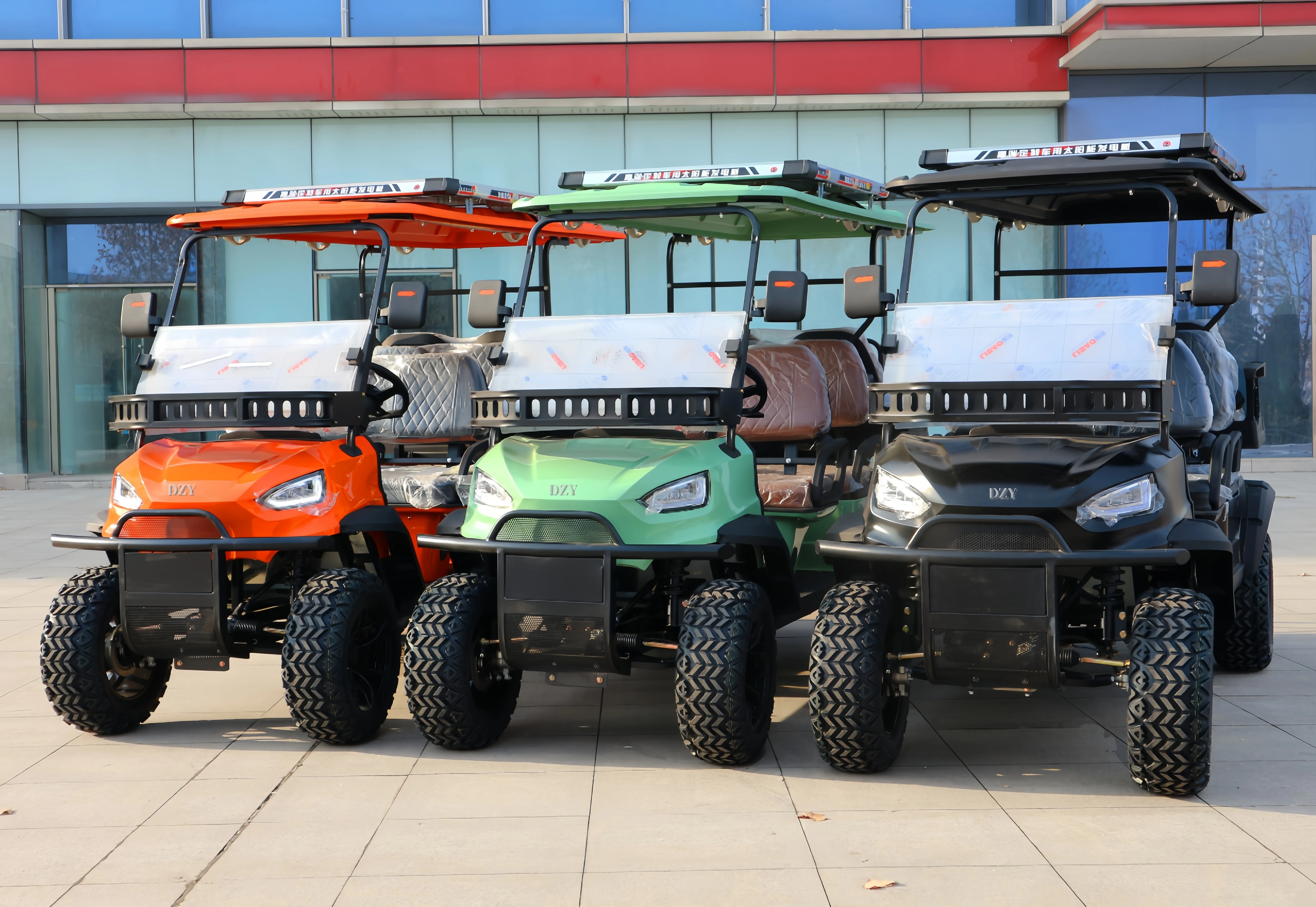 Modern Fashion New Factory 6-seater Club Car Electric Golf Off road Vehicle Hunting Vehicle Price Cheap