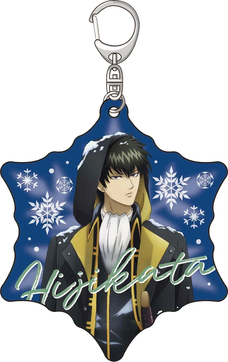 Guo Xiao Luo Anime Merchandise Shop GINTAMA Kawaii Sakata Gintoki Okita HD Figur Acryl Schlüsselanhänger Anhänger Deko Geschenke – Detail 3