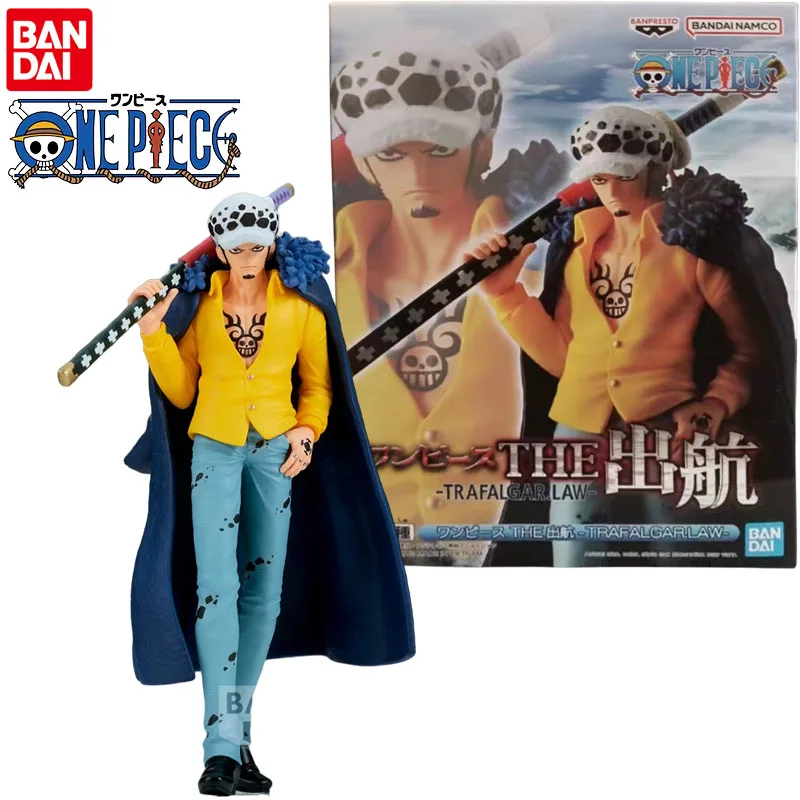 

Фигурка Bandai из аниме Trafalgar D. Экшн-фигурки «Water Law Set Sail», игрушки для мальчиков и девочек, Подарочная Коллекционная модель