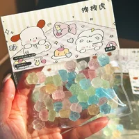 NEW Mochi Taba Healing Cute Color Chilled Macarons Mini Kittens Paws Finger Toys Cute DIY Accessories Soft Gifts Squishy Girls 2