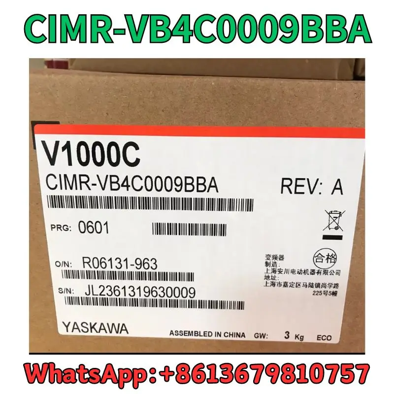 

New CIMR-VB4C0009BBA frequency converter Fast Shipping