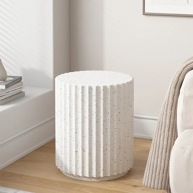 Wabi Sand Wind Creative Side Bedroom Apartment Sofa Bedside Table Cream Wind Sofa Coffee Table Corner Living Room Small Side