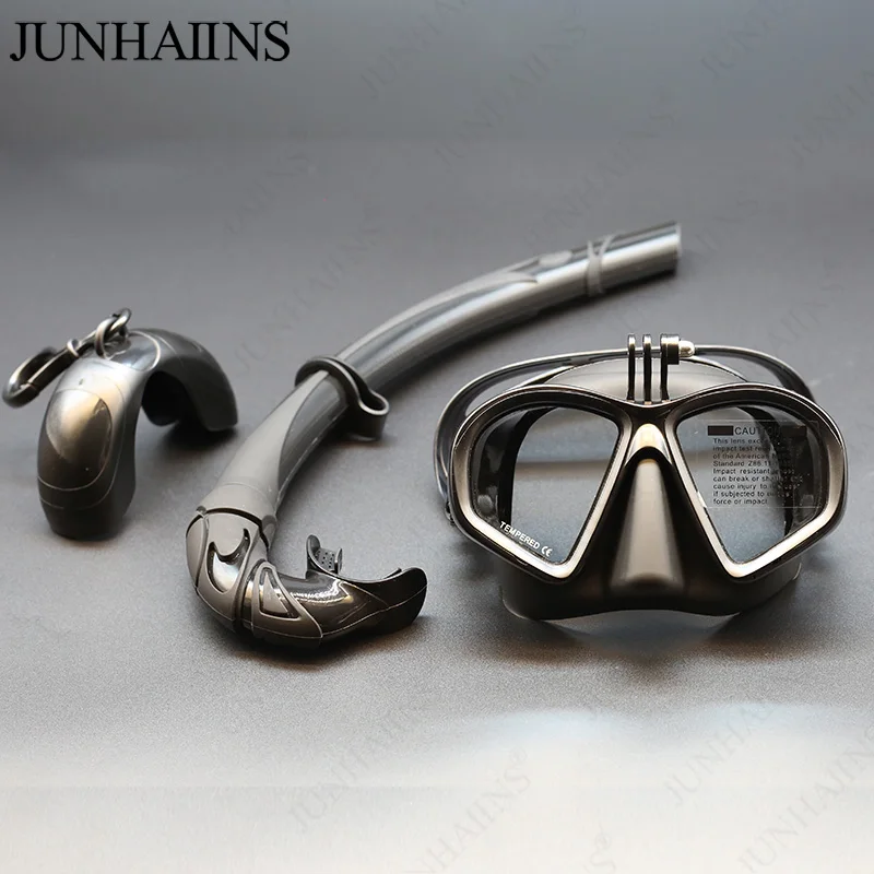 Diving Mask Snorkel Set with Mount 4