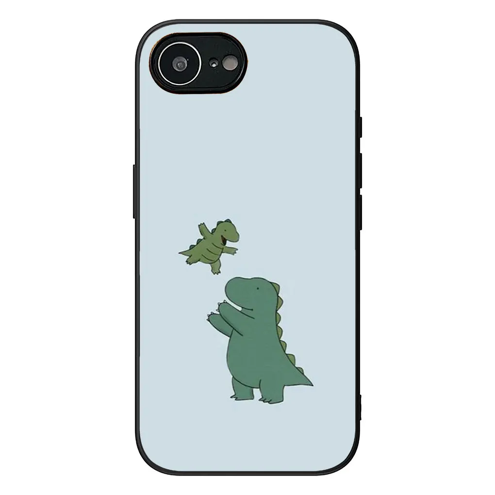 Cute Anime Dinosaur Soft Phone Cover Case