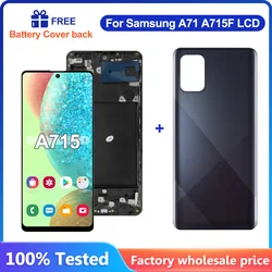 Bloc écran tactile LCD de remplacement, pour Samsung Galaxy A71 A715 A715F A715ineau