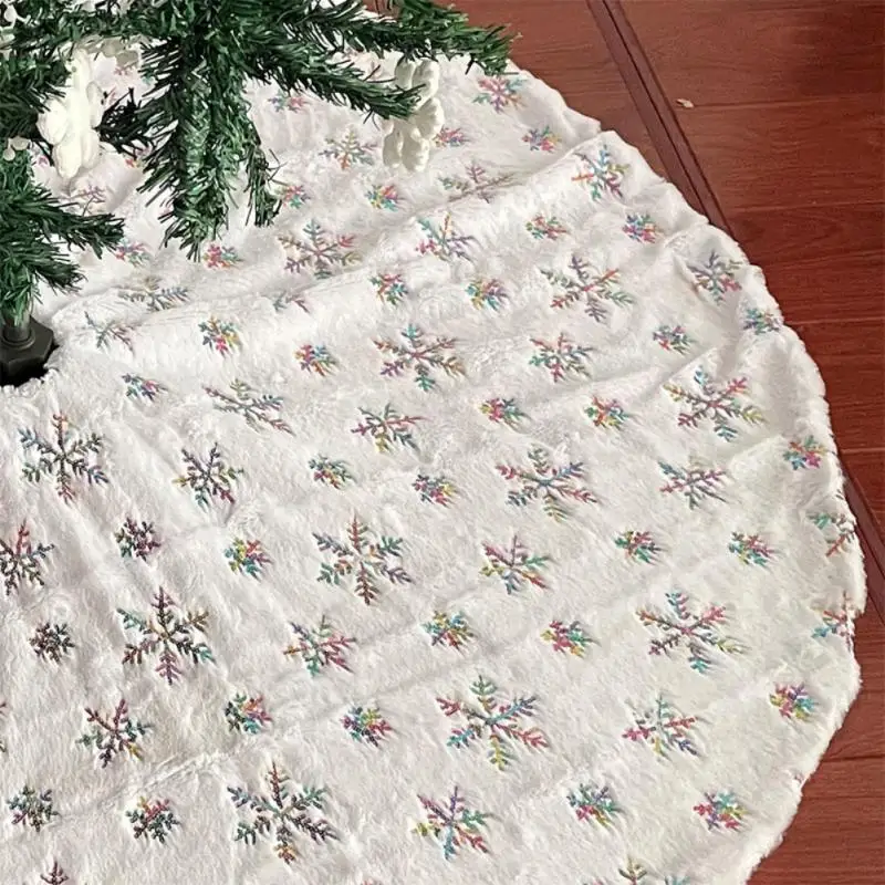 

Юбка для рождественской елки, Зимняя юбка из искусственного меха, зимний коврик для елки, праздничное украшение для рождественской елки, новый год