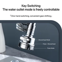 3 Modes Faucet Extender Pull-out Stretching Water-saving Faucet Splash-Proof Universal Bathroom and Kitchen Faucet Accessories 4