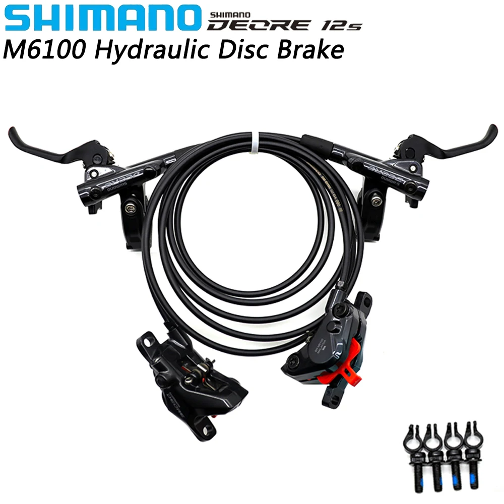 

SHIMANO DEORE M6100 Hydraulic Disc Brake Caliper 2-piston for MTB Bike Lightweight Brake Caliper Assembled Bicycle Parts